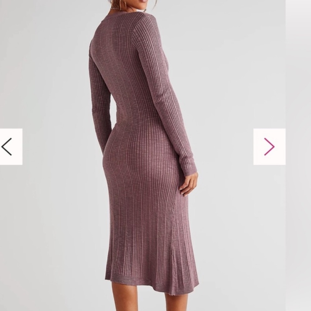 FREE PEOPLE
Date Night Cardi in Roan Rouge - Picture 3 of 8